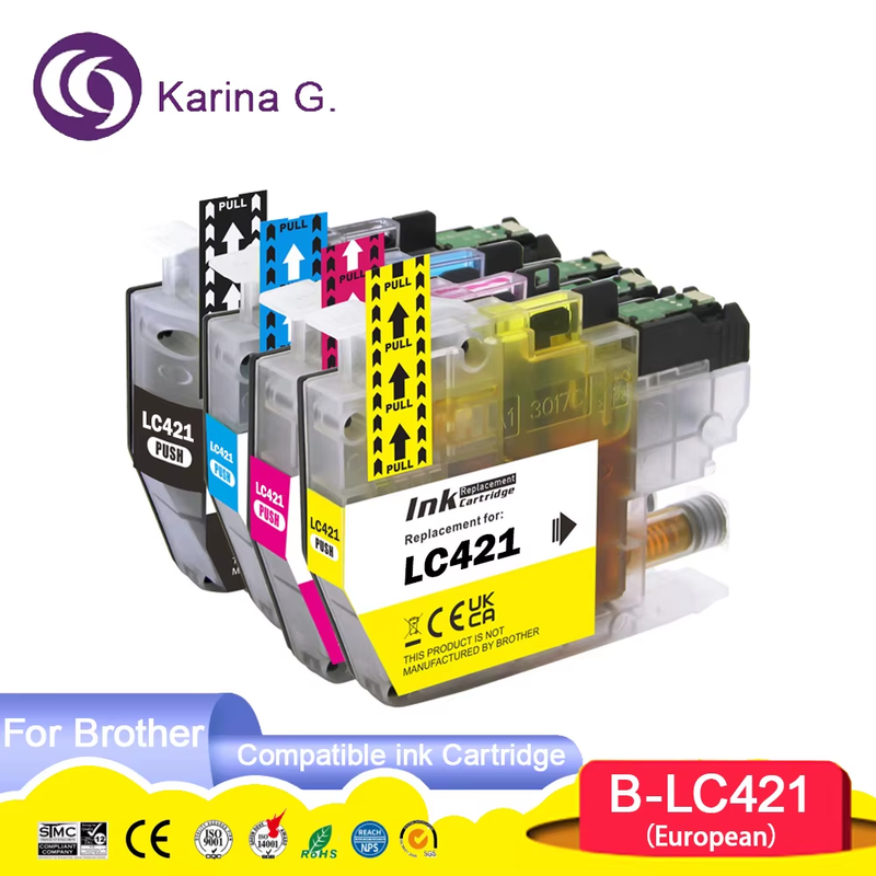 Standard capacity LC421 LC 421 Compatible Ink Cartridge For DCP-J1050DW,DCP-J11