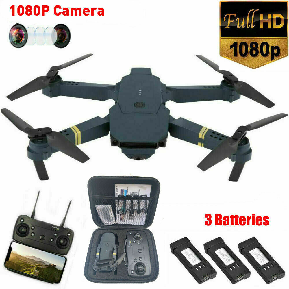 Drone X Pro WIFI FPV 1080P HD Camera 3 Batteries Foldable Selfie RC Quadcopter