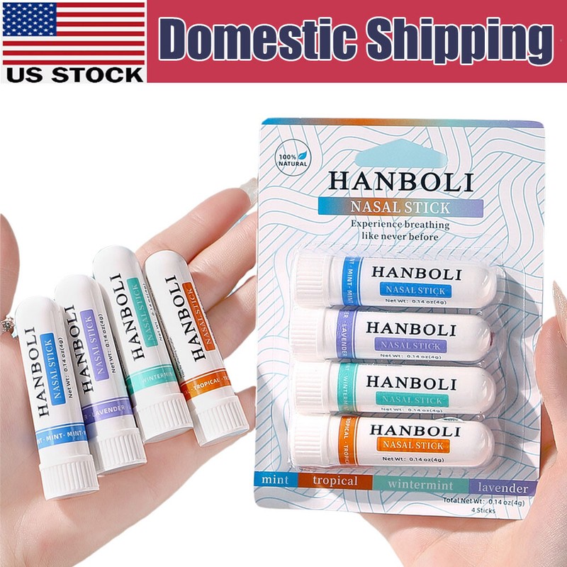 Nasal Stick 4 Pack | Enhance Breathing + Boost Focus