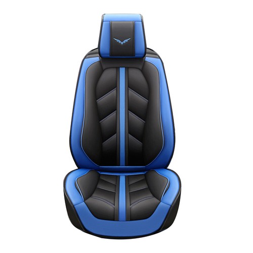 Universal Leather Car Seat Covers Deluxe Front Rear Cushion Protector Waterproof