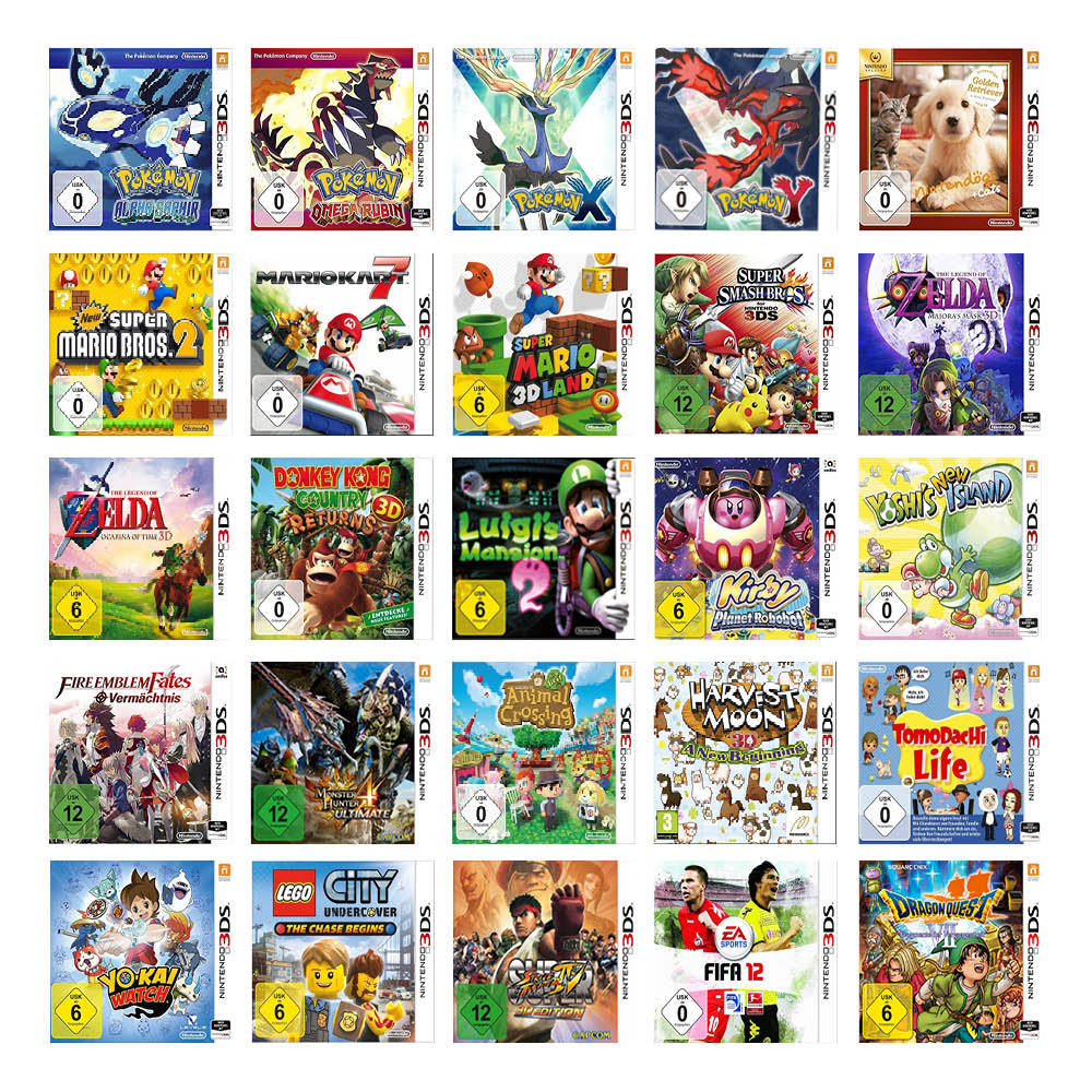 Die besten Nintendo 3DS Spiele (mit OVP) (gebraucht)