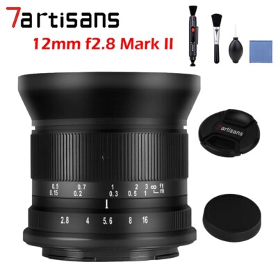7artisans 12mm F2.8 II Ultra Wide Angle APS-C Lens for Fuji M43 Canon Nikon Sony
