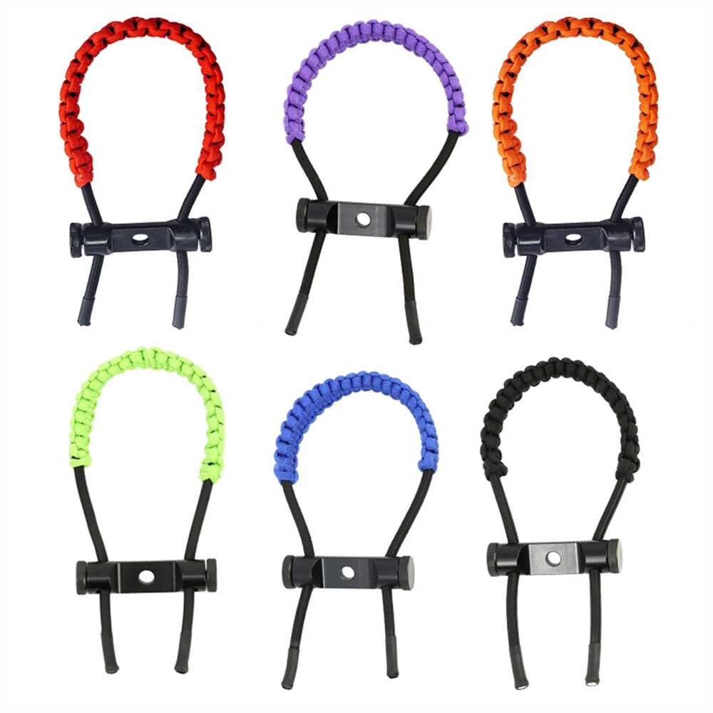 Archery Compound Bow Adjustable Braided Parachute Cord Bow Wrist Sling Bow Sling