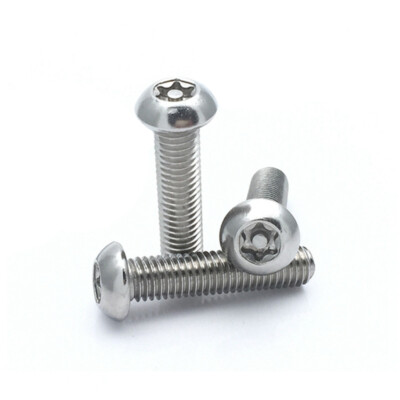 M3 M4 M5 M6 M8 M10 M12 Pin Tamper Torx Button Head Security Machine Screws 304SS