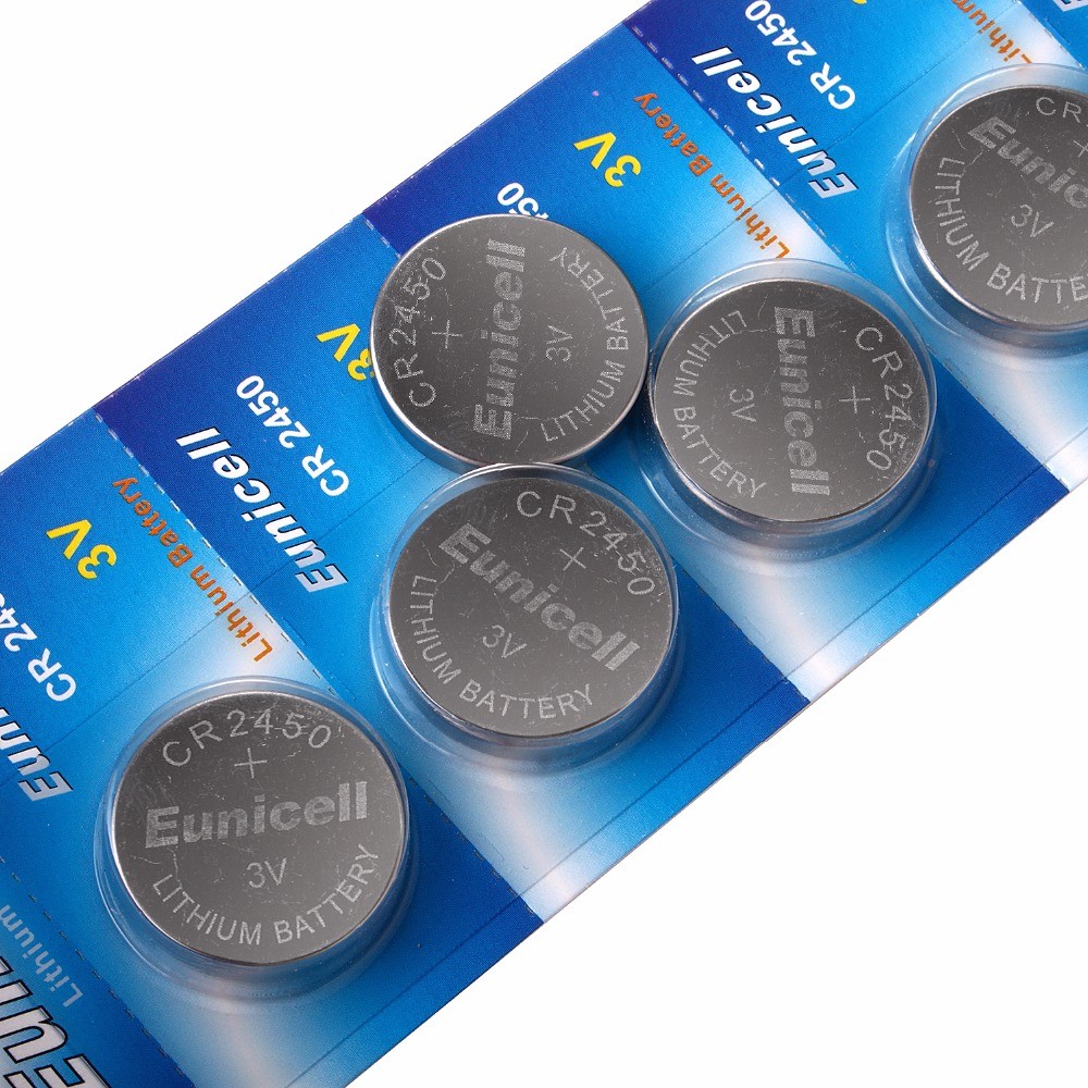 1x Long Lasting Eunicell CR2450 ECR2450 3v Lithium Button Cell