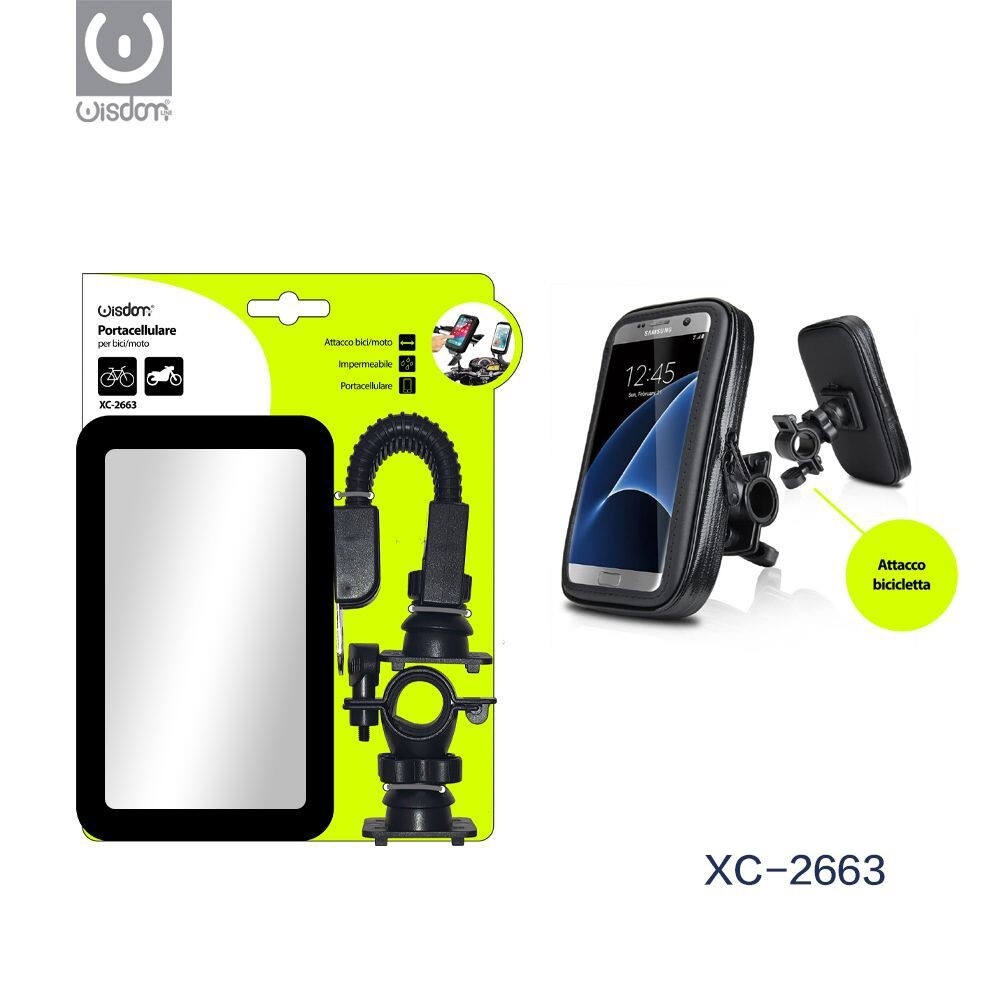 Portacellulare Smartphone Impermeabile Per Bici Bicicletta Xc-2663 wis