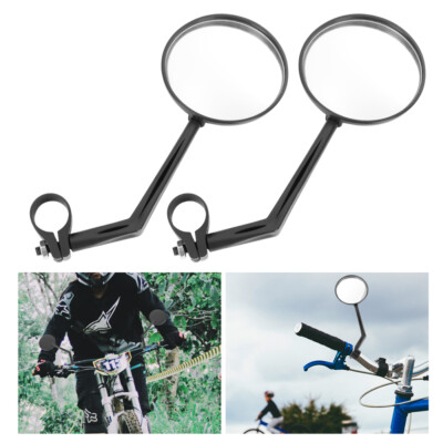 2Pcs Bike Mirror Motorcycle Mirrors for Handlebars Adjustable Mountain Biking
