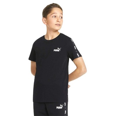 

Puma Ess+ Tape Logo Футболка с круглым вырезом и короткими рукавами Молодежный мальчик Размер  Повседневный топ, Черный, Puma Ess+ Tape Logo Crew Neck Short Sleeve T-Shirt Youth