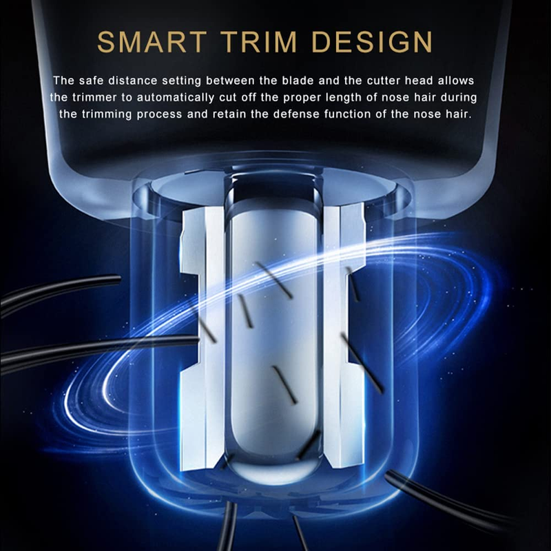 Electric Ear and Nose Hair Trimmer Cordless Eyebrow Removal Clipper Razor Shaver