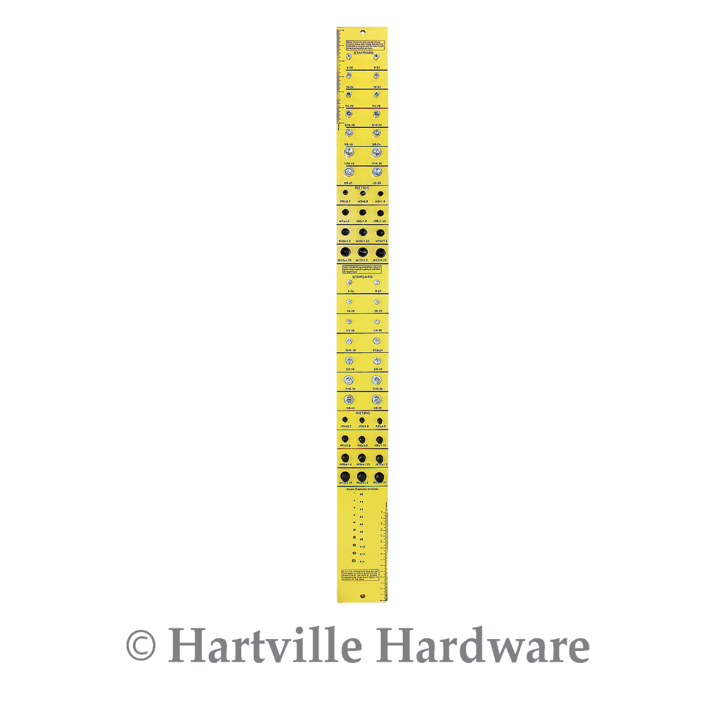 HILLMAN 901305 VERTICAL BOLT & NUT GAUGE 8236703450 eBay