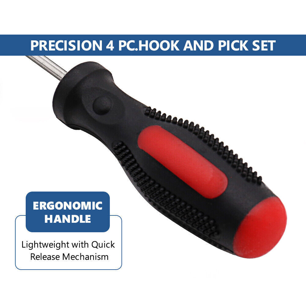 10pcs Hook Pick Set O Ring Seal Remover Tool Mechanics Garage Tool Hose Puller