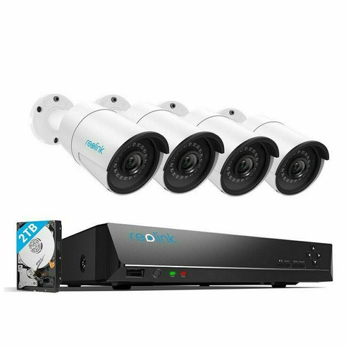 8ch Nvr 2tb Hdd Audio Record Rlk8-410b4