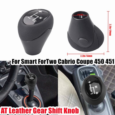 AT For Smart ForTwo Coupe Cabrio 450 451 04-19 City Gear Shift Knob Shifter Boot