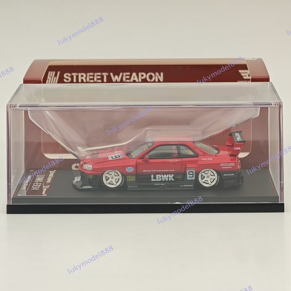 1/64 Street Weapon LBWK 日産 ER34 #23 Street Weapon 1:64 LBWK Skyline ER34 LB Super Silhouette