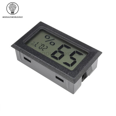 Mini Digital LCD Temperature Humidity Meter Thermometer Hygrometer Indoor US