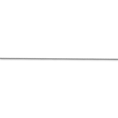 Pre-owned Superdealsforeverything Real 14kt White Gold 24 Inch .6mm Round Snake With Lobster Clasp Chain; 24 Inch