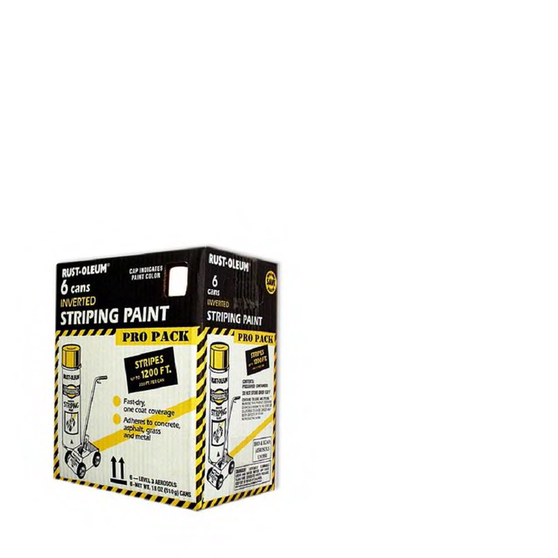 Spray Paint Car Parking Lot Striping Machine Line Road Marking Flat White 6 Pack