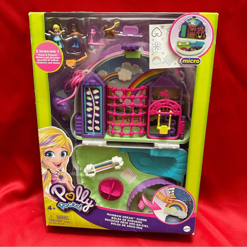 Polly pocket rainbow bag sales