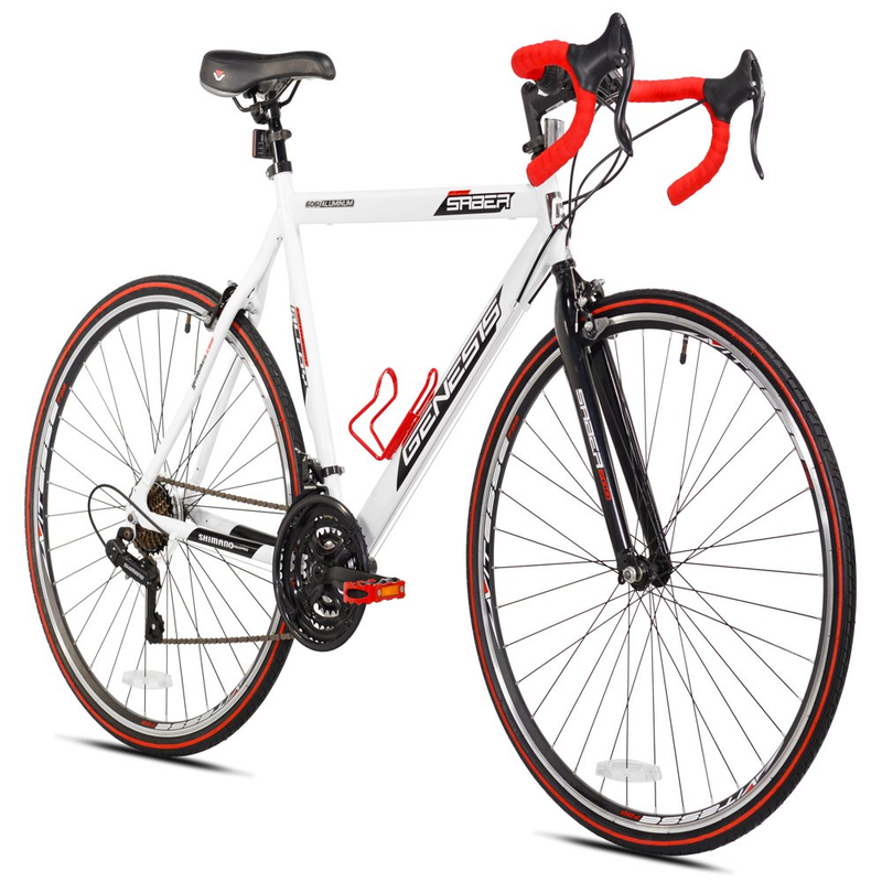 Genesis 700C Saber Men'S Road Bike, Medium, White