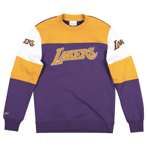 Mitchell & Ness Overtime флисовая толстовка с круглым вырезом мужская черная FCPO1037-LALYYP