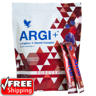Forever Argi Plus L Arginine Vitamin Complex Cardiovascular Support 30 Packets