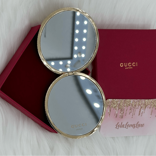GUCCI Première ポケットミラー GUCCI Premiere Double Mirrored Compact Mirror - Gold | eBay
