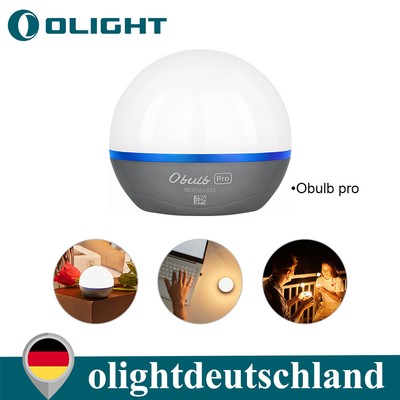 Olight Obulb Pro kugelförmige LED-Lampe 240 Lumen IPX7 App-Steuerung Lampe Grau