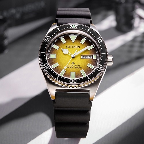 CITIZEN 自動巻き NY0120-01X CITIZEN PROMASTER MARINE SERIES AUTOMATIC MECHANICAL YELLOW