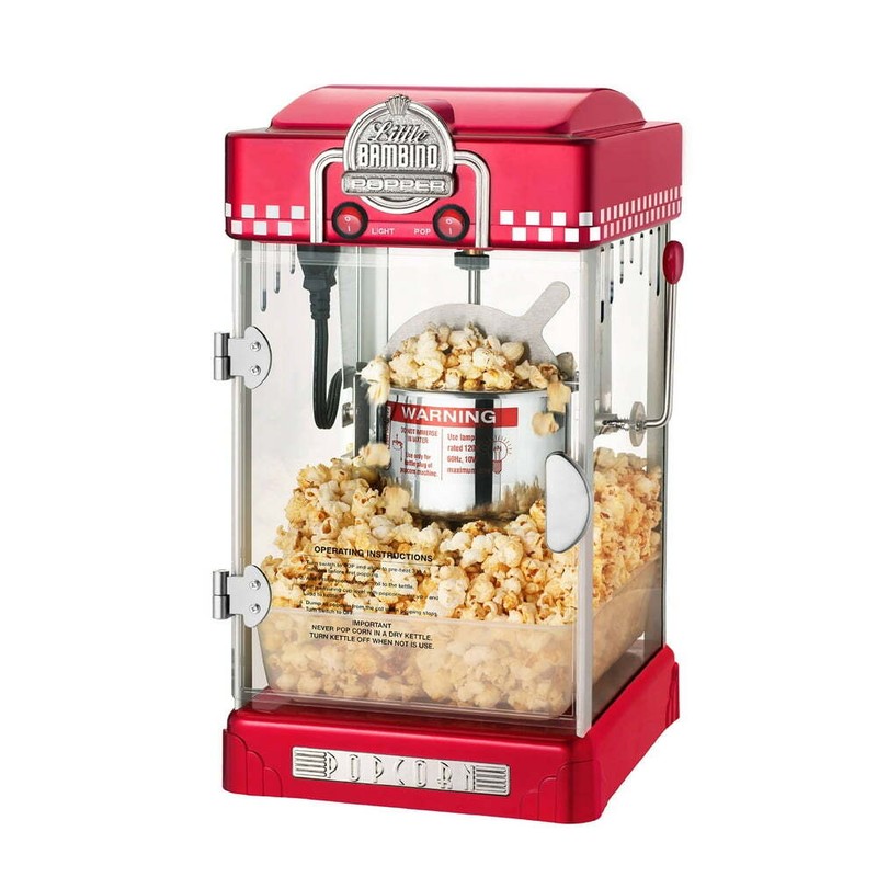 Movie Theater Style Popcorn Machine Popper Red Matinee 2.5-O