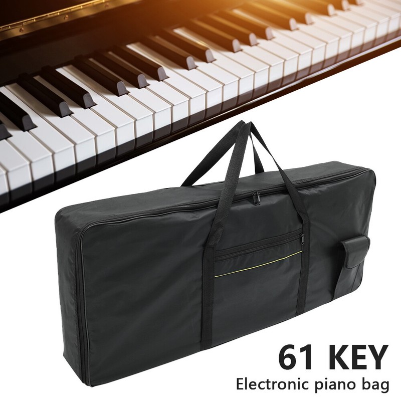 Portable 61-Key Keyboard Electric Piano Padded Case Gig Bag 