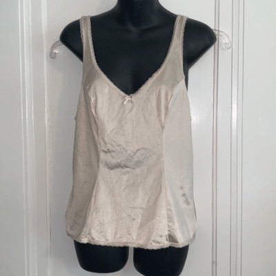 Vanity Fair tan nylon camisole
