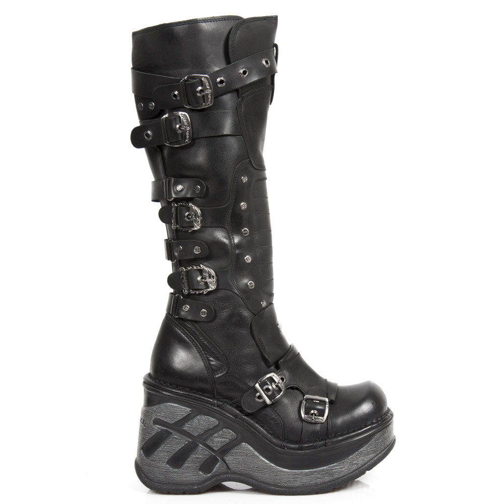 NEW ROCK ROCK M.SP9831 S1 SCHWARZ - STIEFEL, NEO CUNA SPORT, DAMEN