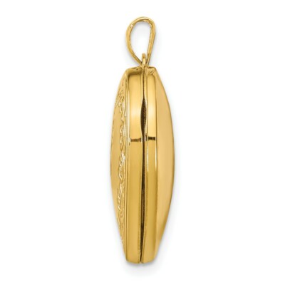 Pre-owned Skyjewelers Real 14k Yellow Gold Heart Locket; Women & Men
