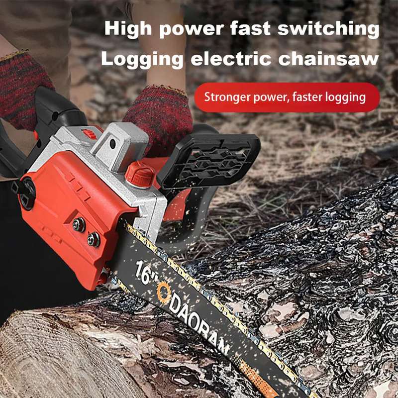 Handheld Electric Chain Saw Felling Saw Mini Chain Saw Tree Saw Powerful Electri