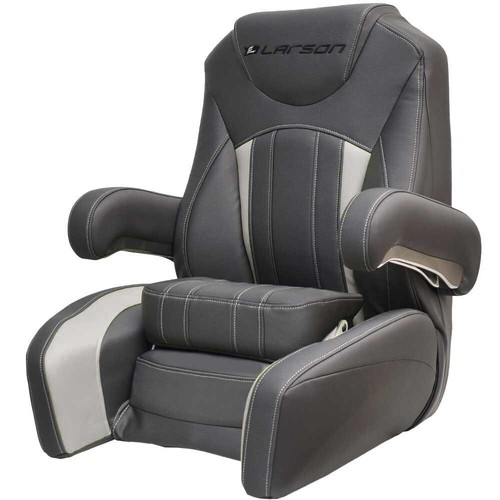 Larson Boat Captains Helm Seat 7229962 Fx Bolster Reclining Gray