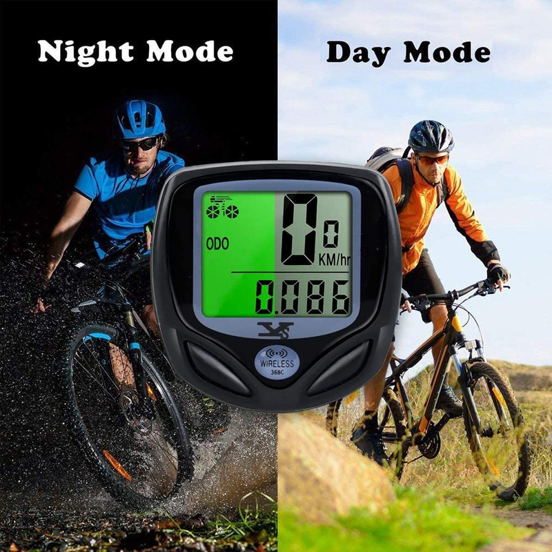 Bike Cycle Lcd Display Digital Wireless Speedometer Odometer
