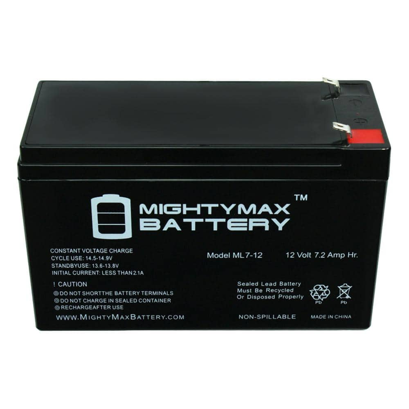 12v 7 Amp Hr.