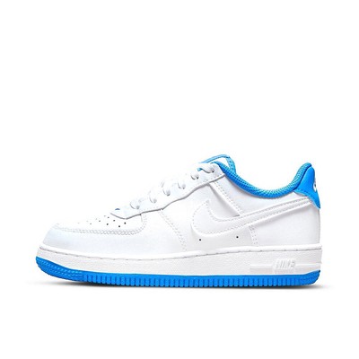 Nike Force 1 ESS White/White-Lt Photo Blue для маленьких детей (DV1332 101)