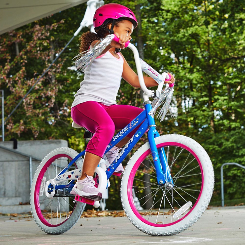 GIRLS KIDS BIKE 20-Inch Bicycle Ages 5-9 Years, Blue and Pink