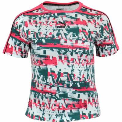 

Женские розовые повседневные топы Puma Be Bold Crew Neck с коротким рукавом 596187-03, Розовый