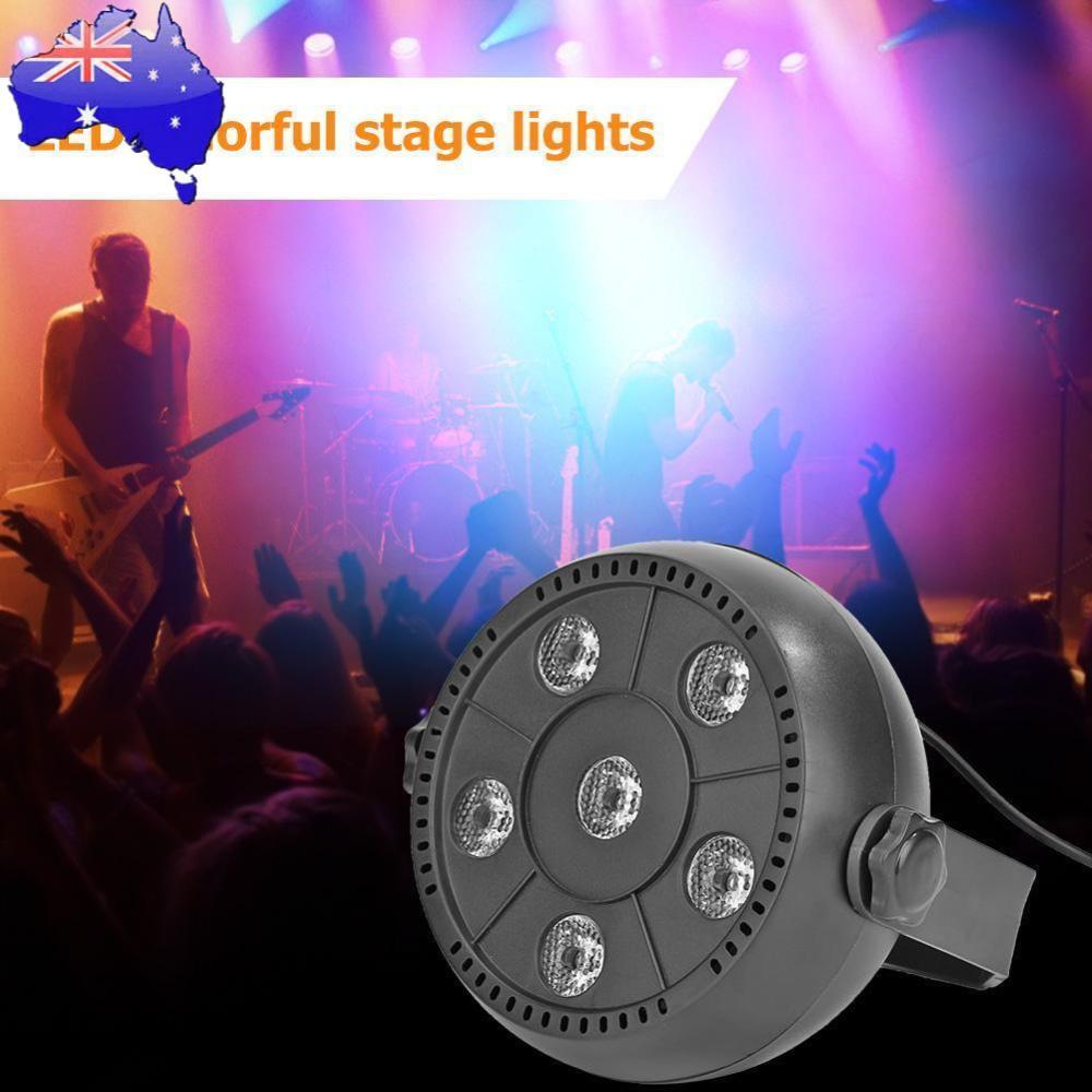 6LEDs LED Projector Lamp 5V Disco Effect Lamp RGB Stage Light for KTV Bar Party