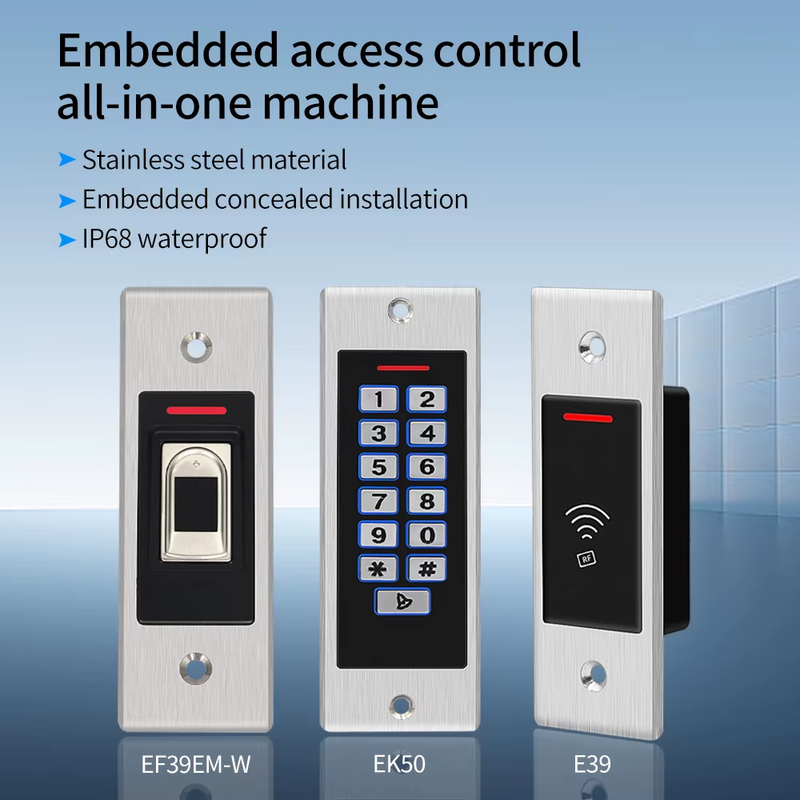 9-18V 125Khz RFID Reader Keyless Door Opener Metal Access Control Keypad IP66 Wa