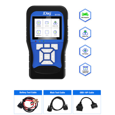 OBD2 Motorcycle Scanner Diagnostic Code Reader M100 For Honda Kawasaki Honda