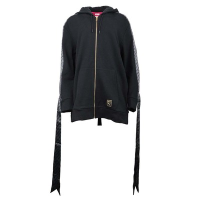

Puma Barbie Full Zip Hoodie Womens Size  Повседневная верхняя одежда 576768-01, Черный