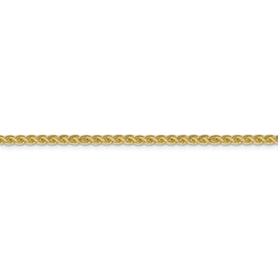 Pre-owned Superdealsforeverything Real 14kt Yellow Gold 20 Inch 2.75mm Semi-solid Wheat With Lobster Clasp Chain