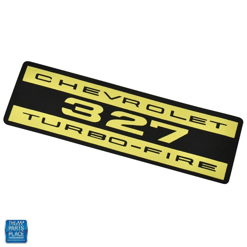 1963-1966 Chevy Cars 327 Turbo-fire Valve Cover Decal Dc0063 Gm 3832180 - Each