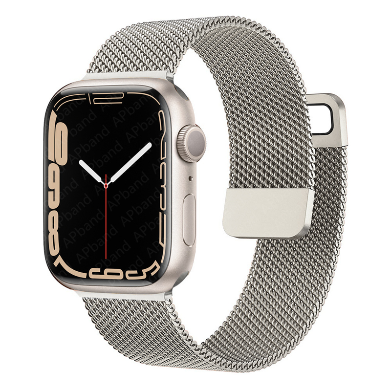 Magnetische Schleife Für Apple Uhr Band 44Mm 40Mm 45Mm 41Mm Edelstahl Armband Iw