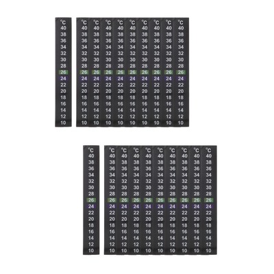  Set of 2 Aquariumthermometer Temperaturaufkleber Für Fischbecken