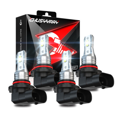 For Chevy C1500 1988-1999 4X Combo 9005&9006 6000K Hi&Low LED Headlight Bulb Set