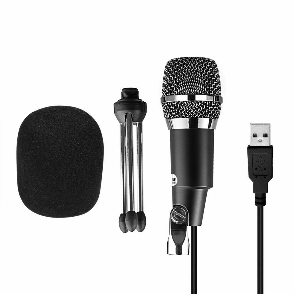 Fifine Plug & Play Home Studio USB Condenser Microphone for Windows PC - K668